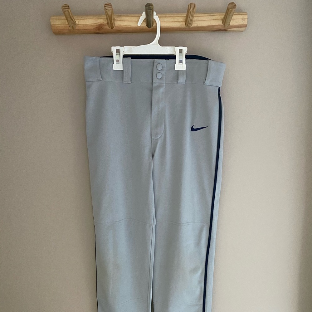 Boys Gray Nike Baseball Pants